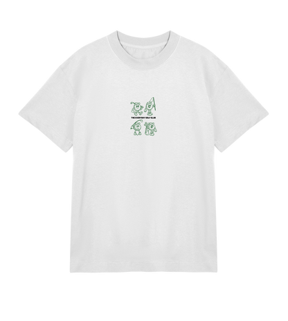 4 Ball Square oversized men’s golf t-shirt in combed ringspun cotton for male golfers