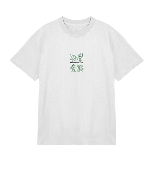 4 Ball Square oversized men’s golf t-shirt in combed ringspun cotton for male golfers