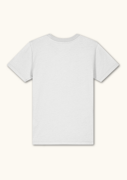 Kids golf t-shirt in organic cotton for young golf enthusiasts back