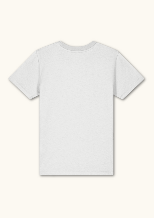 Kids golf t-shirt in organic cotton for young golf enthusiasts back
