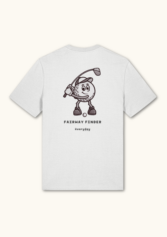 Fairway Finder graphic men's golf t-shirt in premium organic cotton