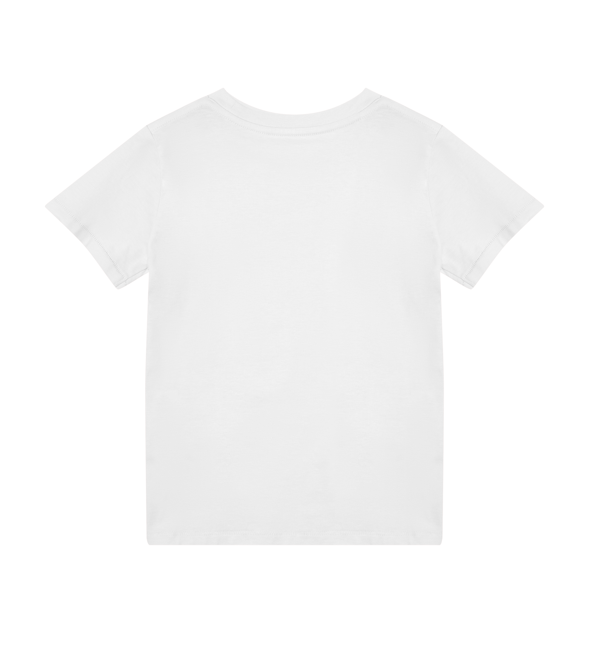 4 Ball square graphic kids golf t-shirt in cotton PurePrint fabric for young golf enthusiasts
