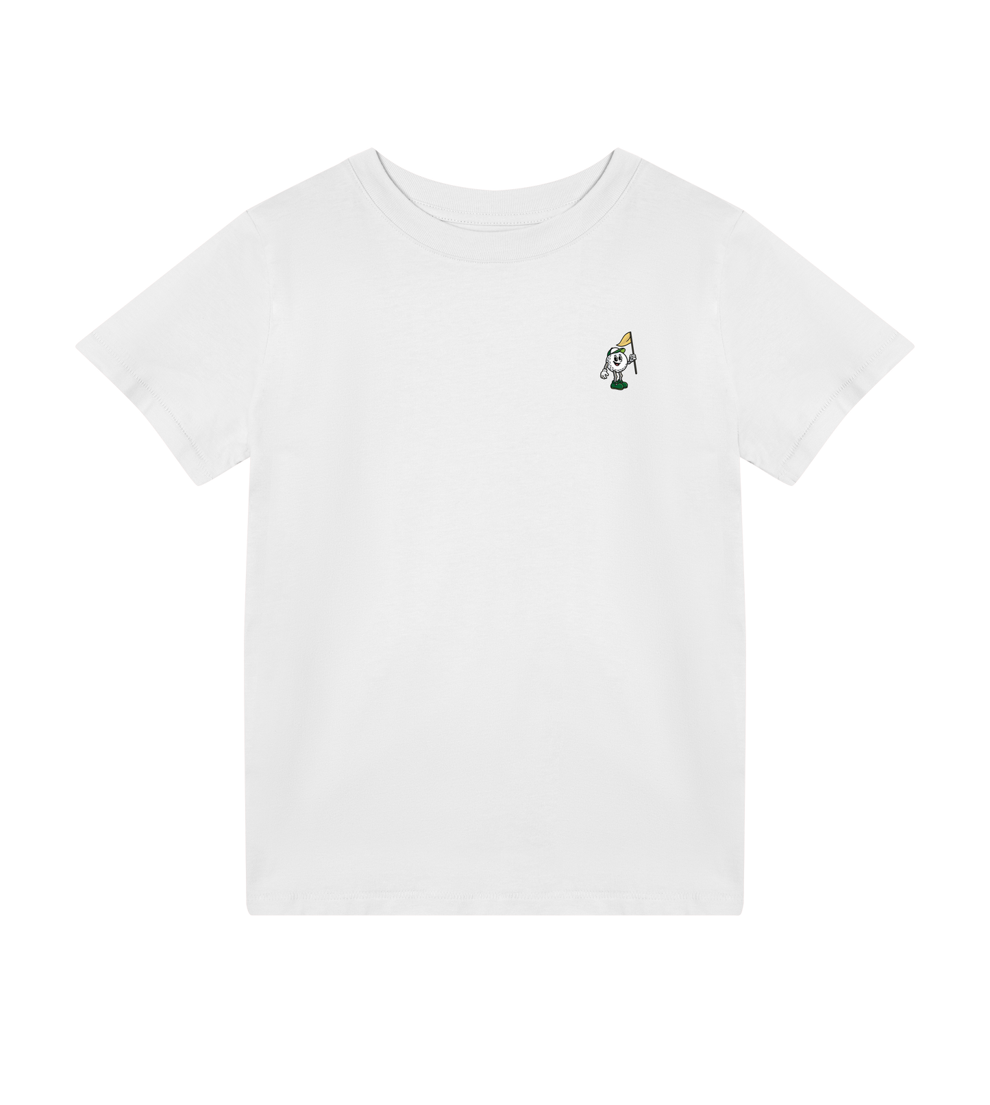 Pin High graphic kids golf t-shirt in cotton for young approach shot artists