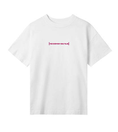 4 Ball back graphic oversized women's golf t-shirt in combed ringspun cotton for social golfers